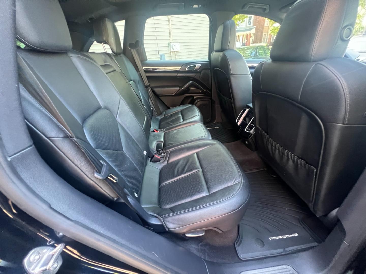 2014 BLACK /Black Leather Porsche Cayenne s (WP1AB2A20EL) with an 4.8L V8 DOHC 32V engine, 8 Speed Automatic transmission, located at 1018 Brunswick Ave, Trenton, NJ, 08638, (609) 989-0900, 40.240086, -74.748085 - This Porsche Cayenne is a super clean,well maintained black beauty! Always serviced and needs nothing. Please call Anthony to set up an appt. 609-273-5100 - Photo#26